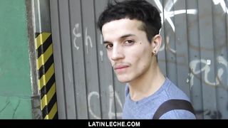 LatinLeche - Boy Convinced to Suck Dick on Film 