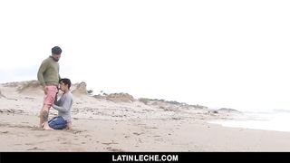 LatinLeche - A Hot Latino Stud gets his Cock Sucked by the Beach 