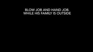 Blow Job while his Family is outside Antonio and Quinn - Gay Porno Video