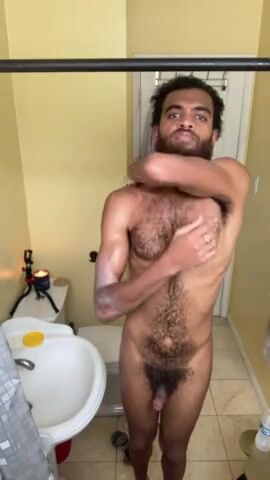 Hot Nude rub down after shower Mount Men Rock Mercury Masturbation Rock Mercury 2